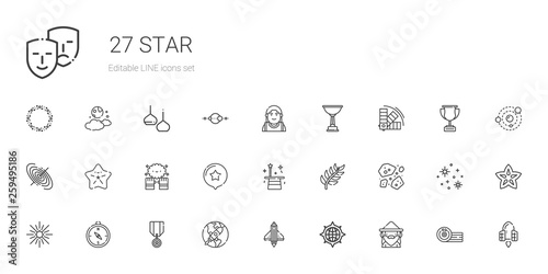 star icons set