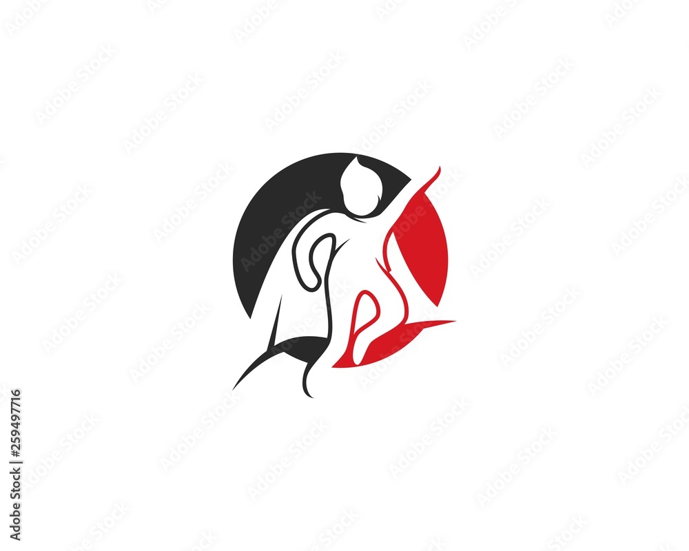 Naklejka premium Super kids logo vector