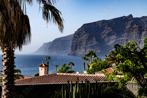 Puerto de Santiago, Overlook to Los Gigantes, Tenerife, Canary Islands, Spain photo