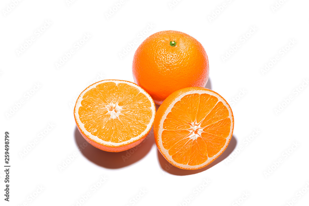 Orange. Isolated on White Background with Shadow. Orange. Isolated on White Background with Shadow.