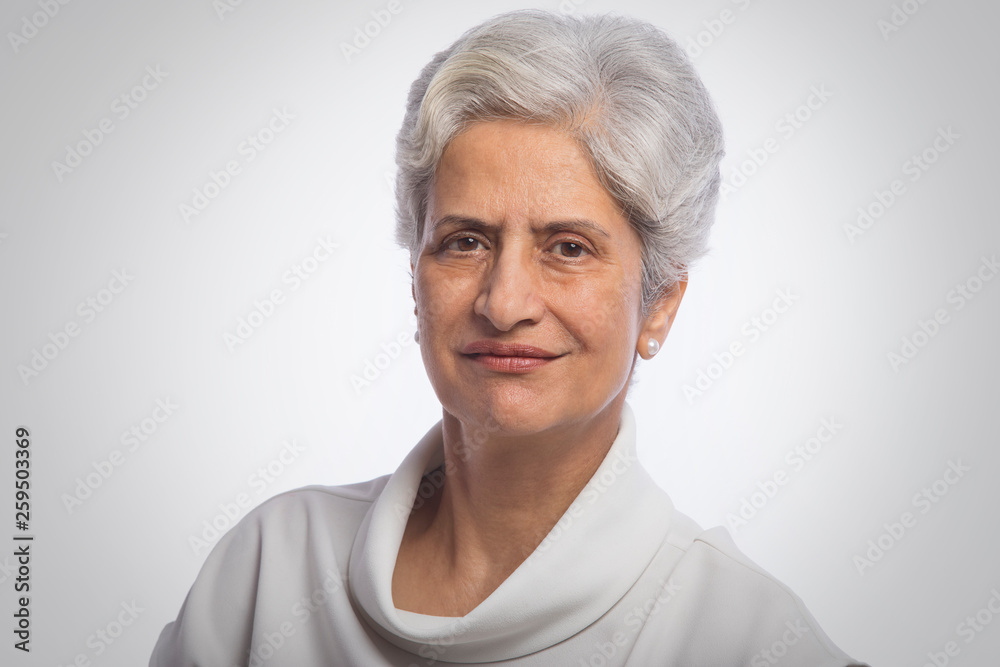 Portrait of senior woman Portrait of senior woman