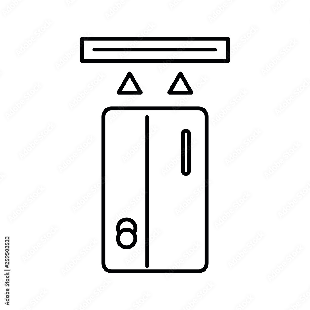 Inserting credit card vector icon Inserting credit card vector icon