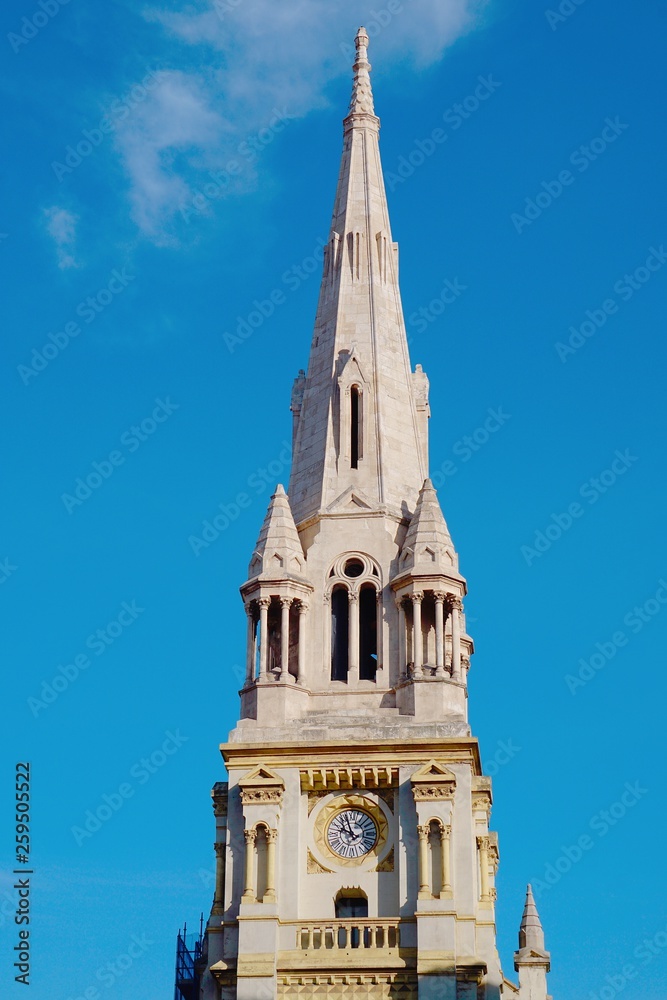 church monument architecture in Bilbao city Spain church monument architecture in Bilbao city Spain