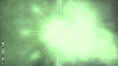 Luminous Rays, radiating Energy from a Center, that Rapidly send a Pulsar or Pulsate Flashes of Light. Similar Laser.