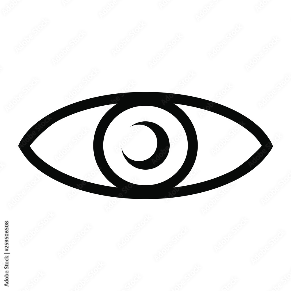Eye icon symbol vector illustration Eye icon symbol vector illustration