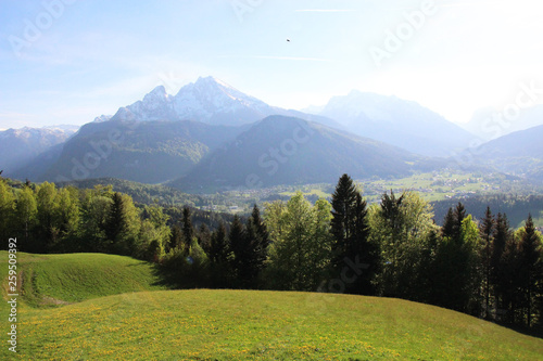 Berglandschaft Alpenpanorama in Berchtesgaden photo