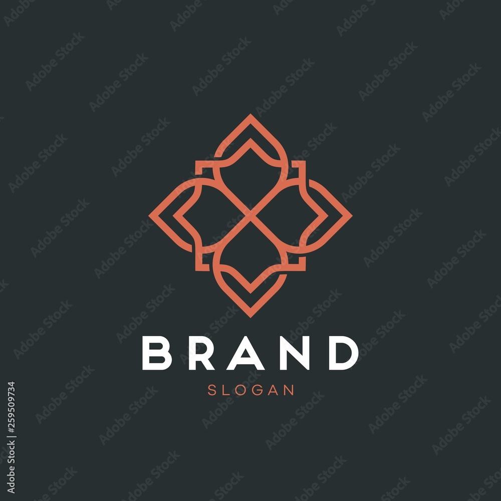 Universal creative premium symbol. Elegant ornament logo icon. Universal ornament design Universal creative premium symbol. Elegant ornament logo icon. Universal ornament design