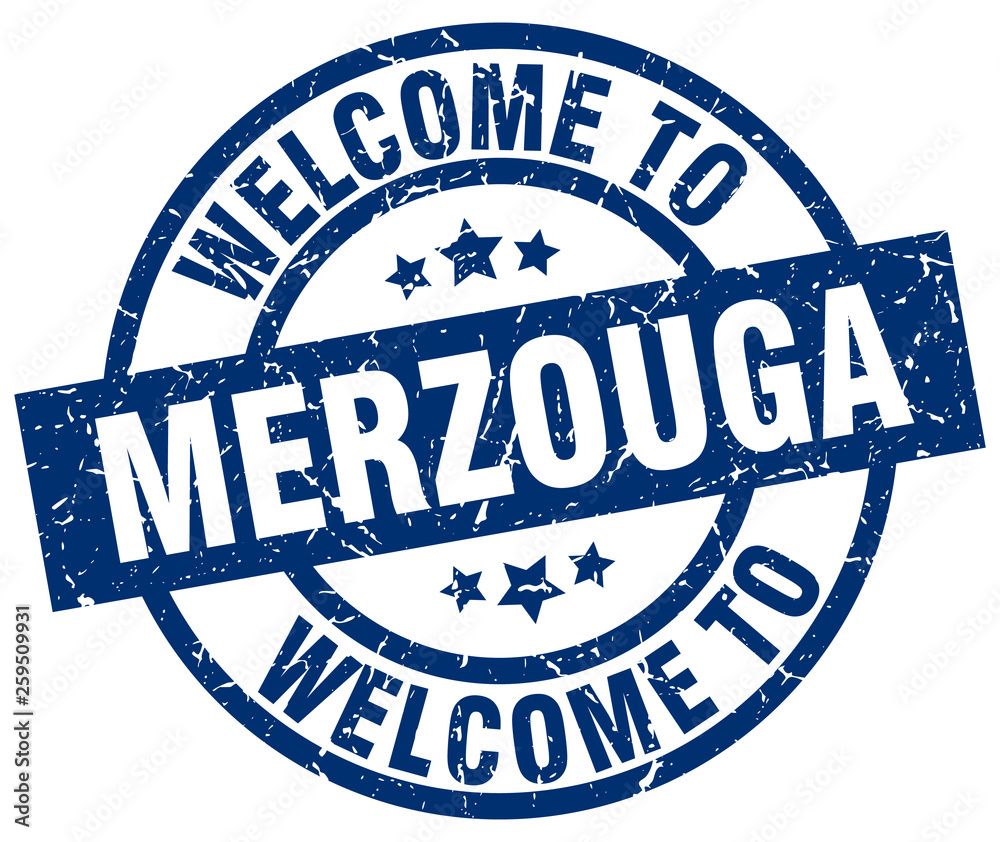 welcome to Merzouga blue stamp