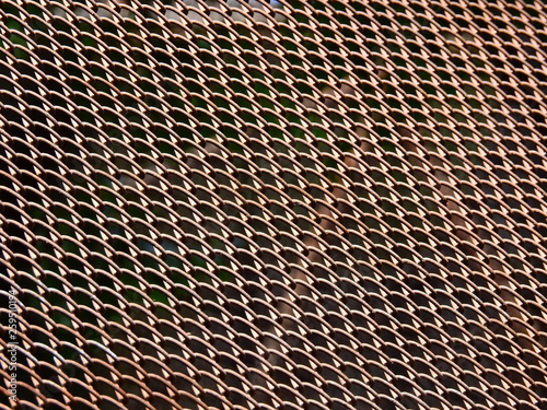 wire mesh of cage design background photo