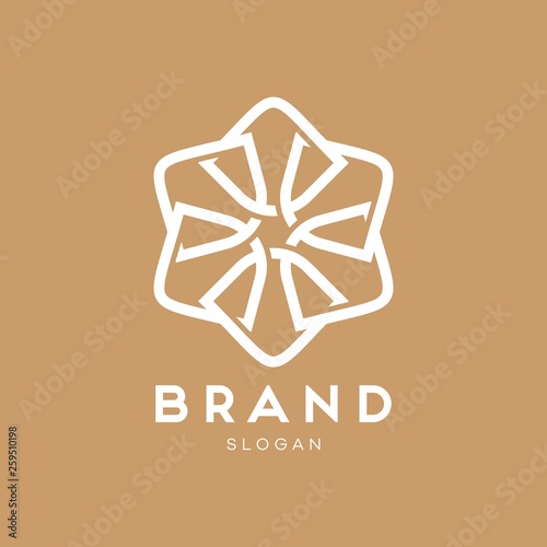 Universal creative premium symbol. Elegant ornament logo icon. Universal ornament design