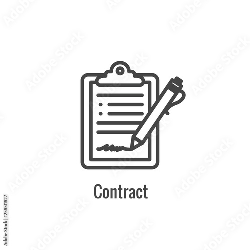 New Business Process Icon | Contract Signing phase