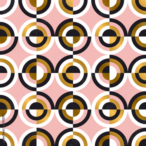 Abstract geometric circles ...