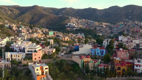 AERIAL: Guanajuato City, Mexico (Flying Over) photo