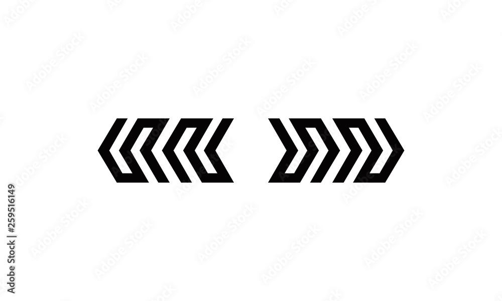 symbol right or left