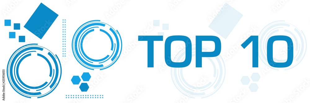 Top Ten Blue Technology Square Horizontal Top Ten Blue Technology Square Horizontal