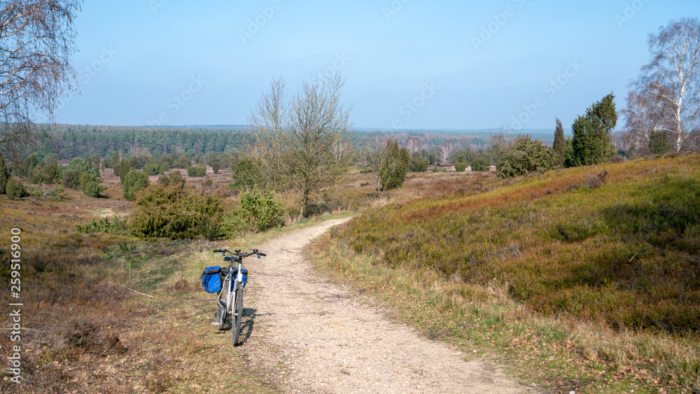 Bicycle trip in the Heathlands