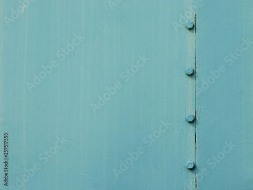 blue paint metal with nut texture background