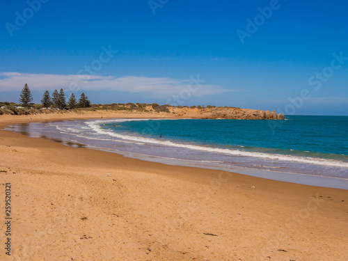 Beautiful beach and cove at Horeshoe Bay  Port Elliott  South Australia
