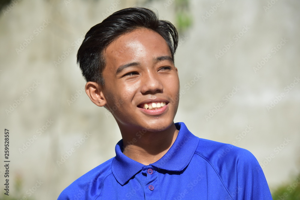 A Minority Boy Smiling A Minority Boy Smiling