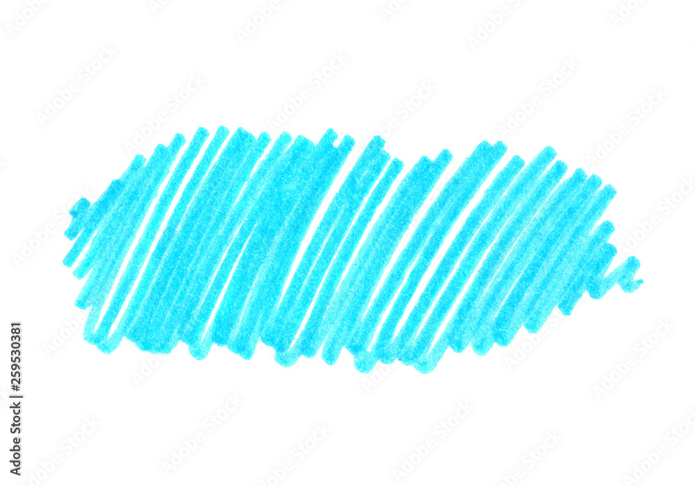 Abstract bright blue touches texture on white Abstract bright blue touches texture on white
