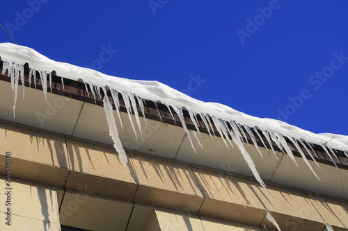 icicles on the roof