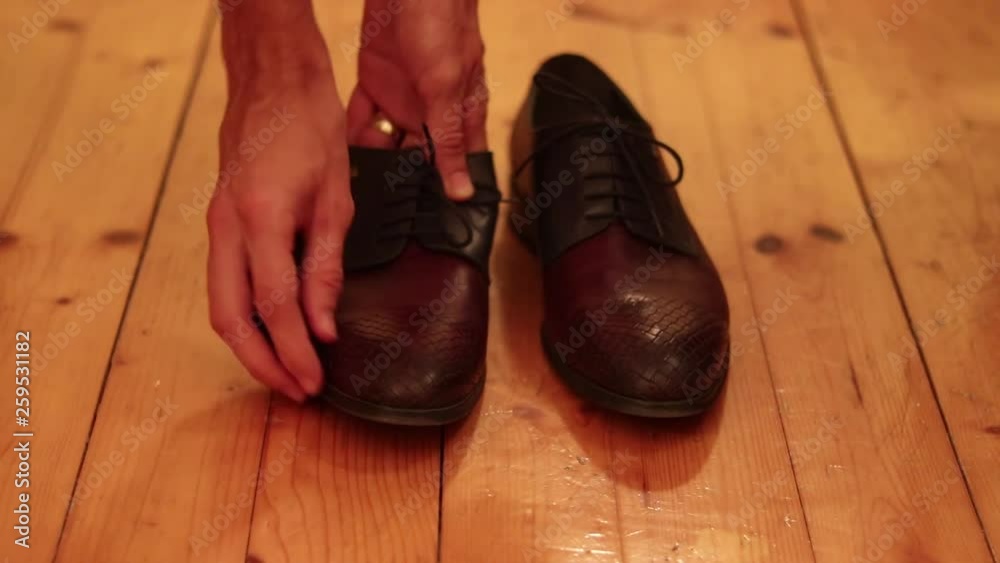 Cleaning formal shoes
