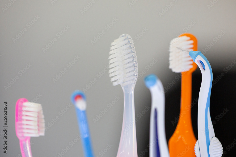 Abstract blur background image of toothbrush Abstract blur background image of toothbrush