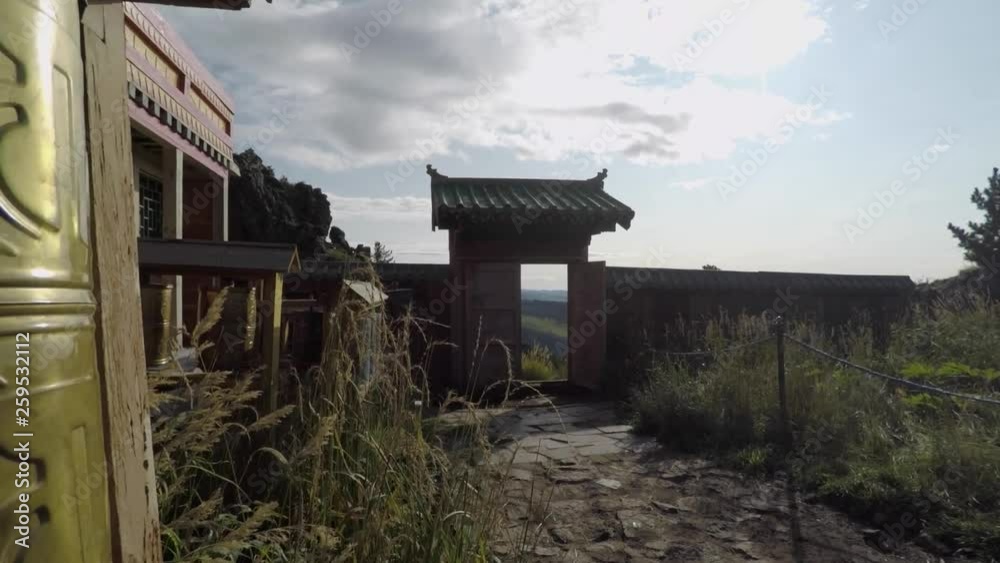 Buddhist temple in Mongolia Buddhist temple in Mongolia