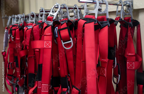 Industrial Safety Equipment Tools Harness Lanyard Climbing Rescue Fall Protection Harness Safety Lanyard