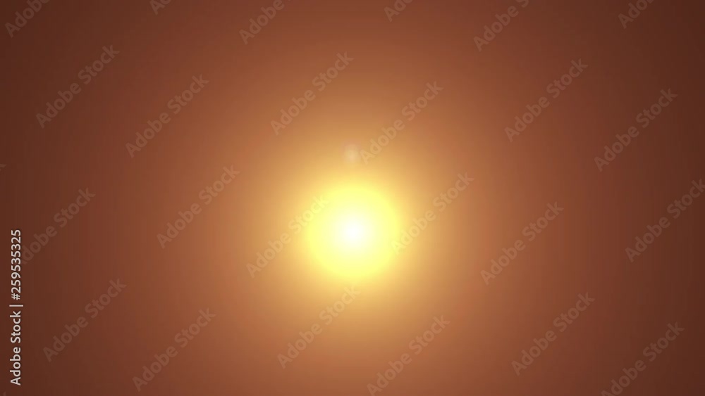 Amazing Sunrise with black background optical lens flares animation Amazing Sunrise with black background optical lens flares animation
