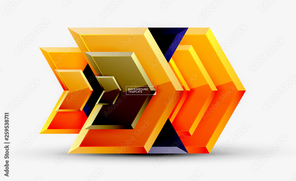 Abstract glossy techno arrows background Abstract glossy techno arrows background