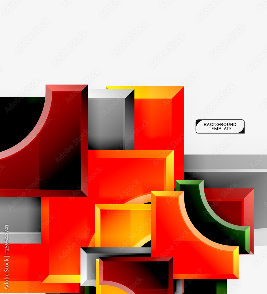 Geometric shapes abstract background Geometric shapes abstract background
