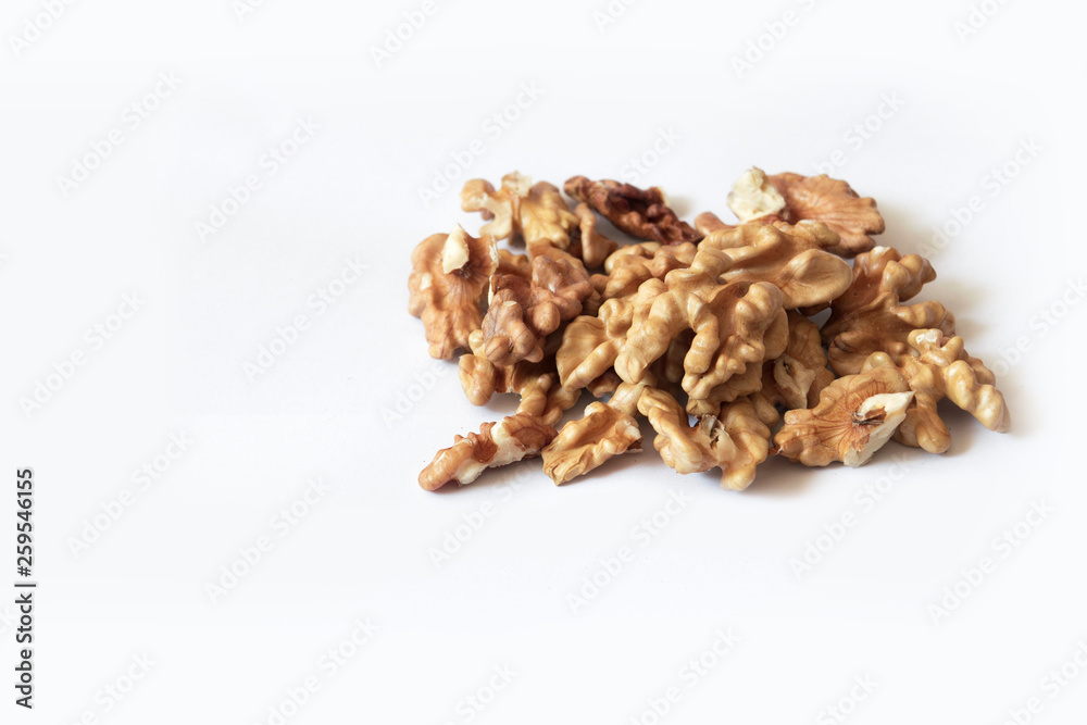 heap of nuts isolated on white background heap of nuts isolated on white background
