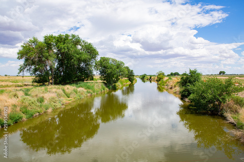 Pecos River in Chaves County  New Mexico  USA