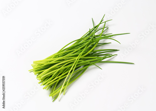 Fresh chives leaves
