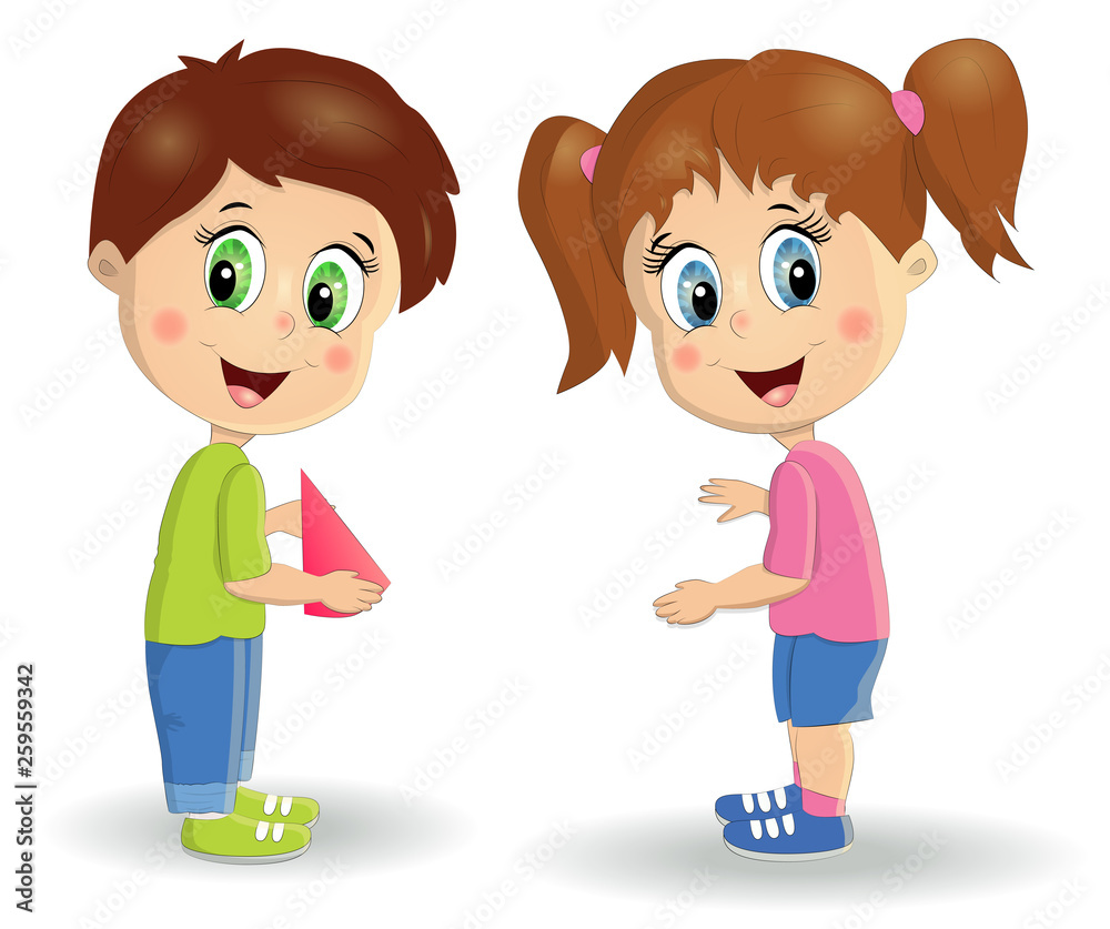 Multiracial children build tower with blocks. Kids play using kit with bright colored cubes. Multiracial children build tower with blocks. Kids play using kit with bright colored cubes.