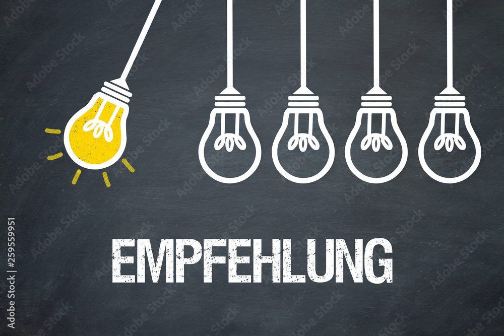 Fototapeta premium Empfehlung