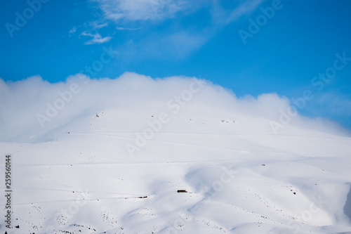 This is a capture for a landscape during winter in north Lebanon the shot was taken in late march 2019 and you can see the beauty of the nature and the mountains