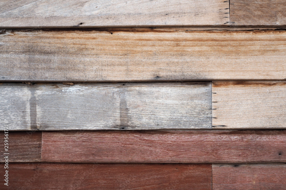 Naklejka premium Vintage old wooden texture for background