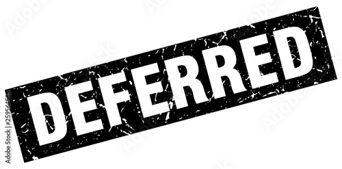 square grunge black deferred stamp