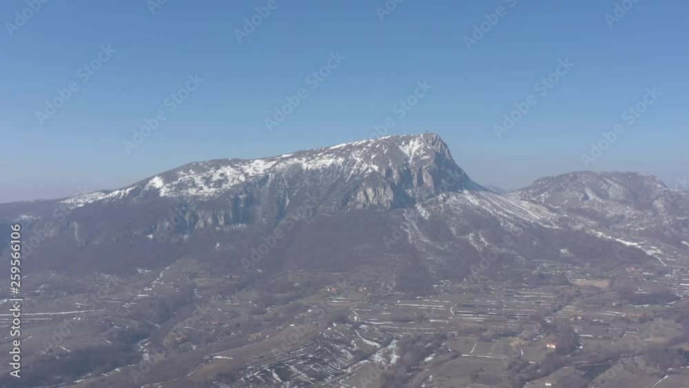 Mountain ridges of Stol mountain in Eastern Serbia 4K aerial video Mountain ridges of Stol mountain in Eastern Serbia 4K aerial video