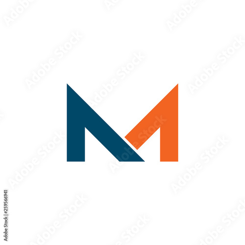 Free Download M letter logo design vector template - GFXLoad