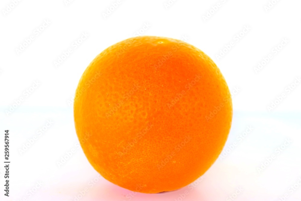 ripe bright orange orange on white background ripe bright orange orange on white background