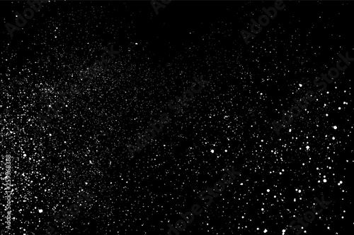 Grain abstract  texture isolated on black background. Noise design element. Distress overlay textured. Vector illustration,eps 10.