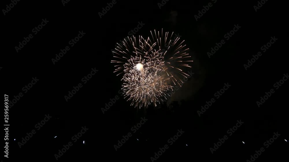 Fireworks light up the sky with dazzling display Fireworks light up the sky with dazzling display