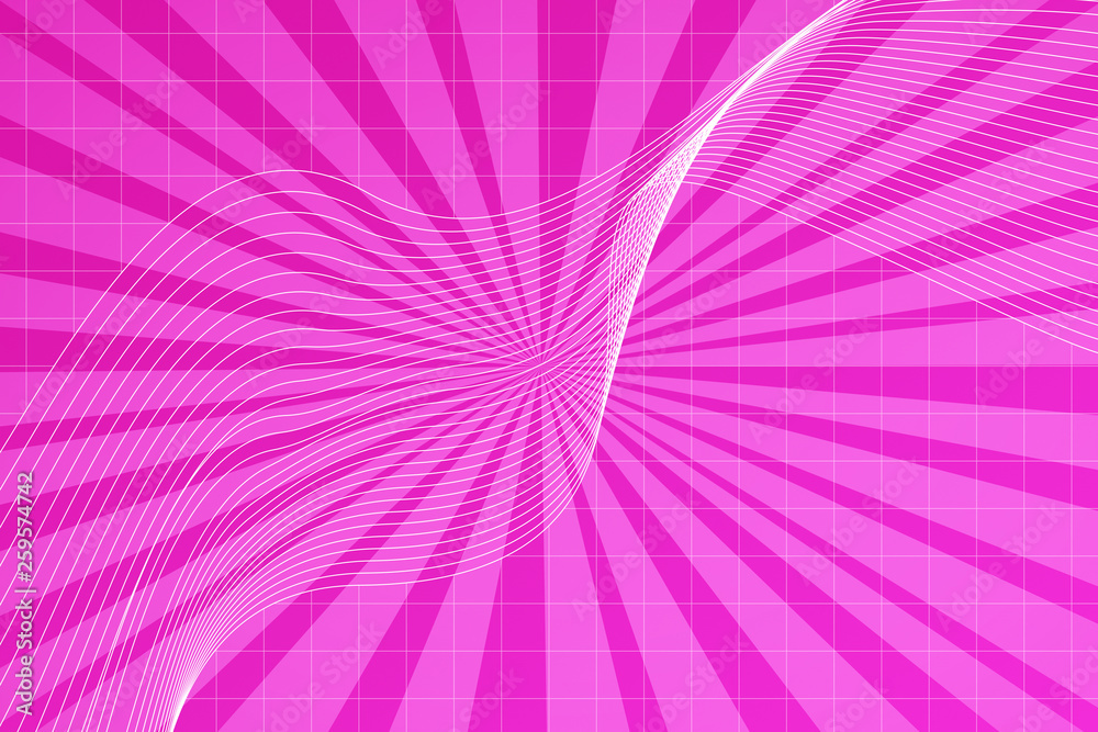 Fototapeta premium abstract, pink, pattern, texture, design, wallpaper, purple, blue, backdrop, illustration, art, light, graphic, color, wave, backgrounds, red, dot, halftone, dots, lines, curve, violet, white, web