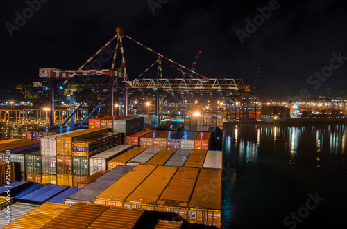 Container terminal photo