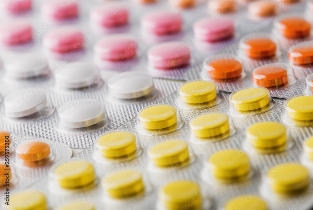 Many pills from various diseases. The concept of health and medicine. Many pills from various diseases. The concept of health and medicine.