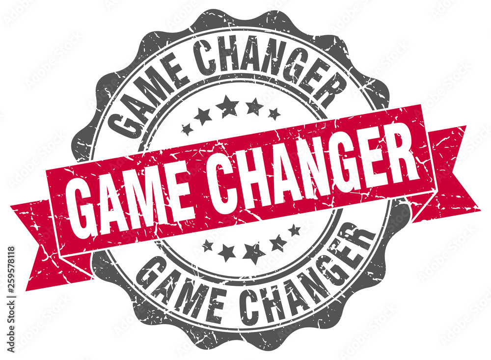 Obraz premium game changer stamp. sign. seal