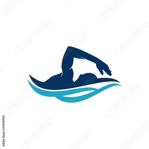 swimming logo